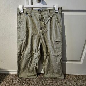 Magellan Sportswear Men's Convertible Cargo Pants Khaki Size 33 Zip Off Legs